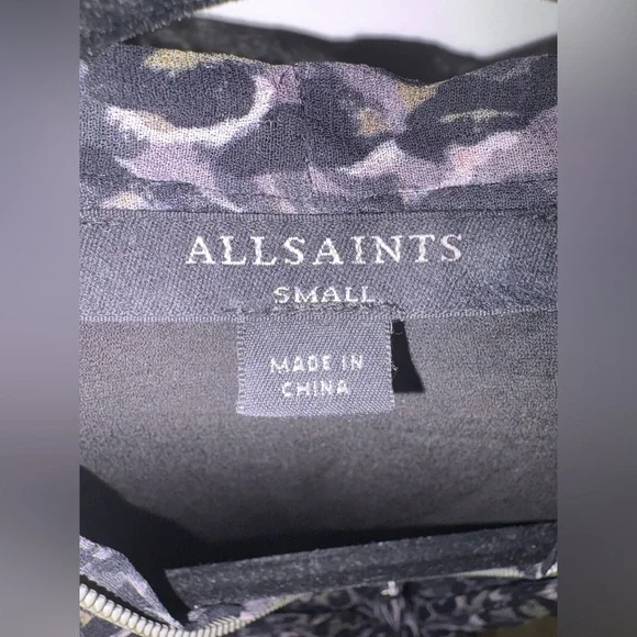 ALL SAINTS Zipper Jayda
Dress Leopard Animal Print | Women’s Size Small - Picture 4 of 4